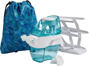Navage Deluxe Bundle - Navage Nasal Irrigation System - Saline Nasal Rinse Kit with 1 Navage Nose Cleaner, 30 Salt Pods, Paisley Travel Bag and 1 Countertop Caddy