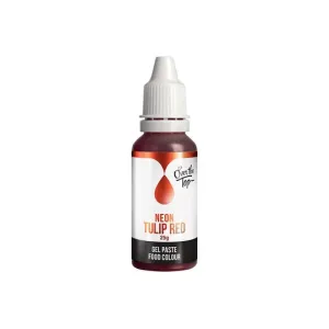 Neon Tulip Red - Over the Top - Gel Food Cake Colour 25g
