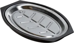 Nordic Ware 365 Indoor/Outdoor Sizzling Steak Server, Silver