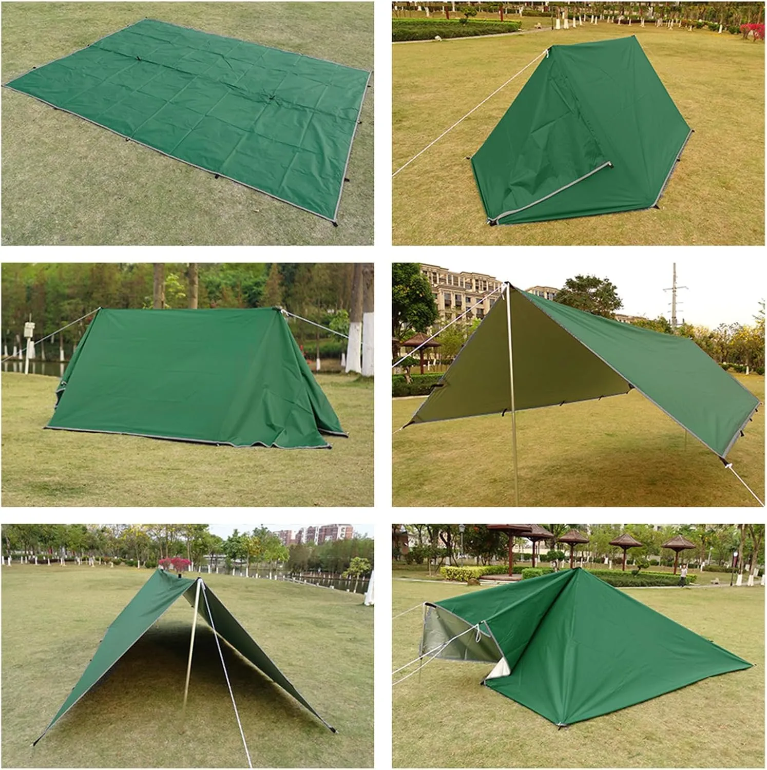 NUEAYMS Waterproofs Campings Tarps Outdoor Travelings Awnings Rain Tarps Backpacking Tarps Shelters Rain Tarps Easy Installation