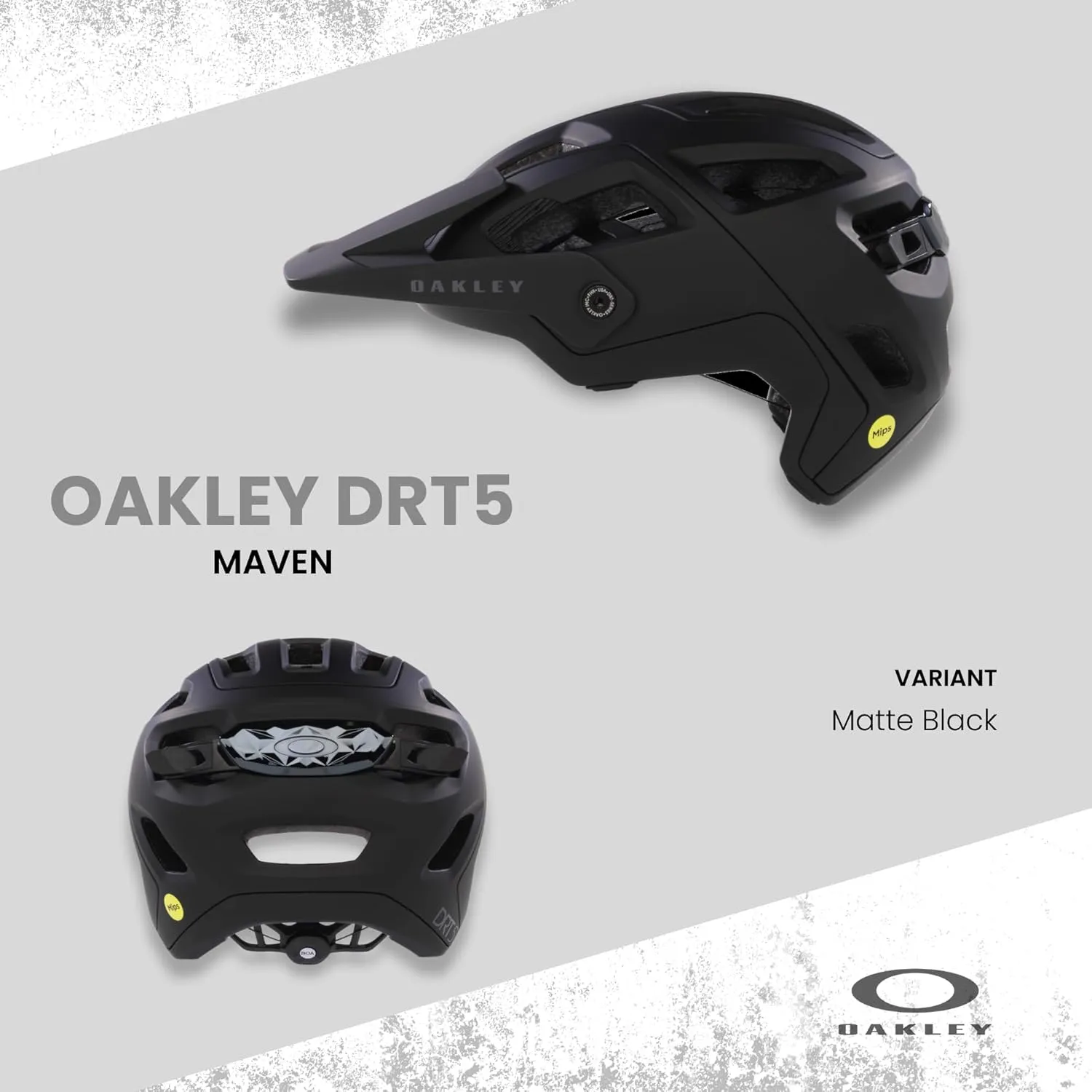 Oakley DRT 5 Maven Mountain Biking Helmet for Men for Women   Bundle with Designer iWear Collapsible Water Bottle with Carabiner