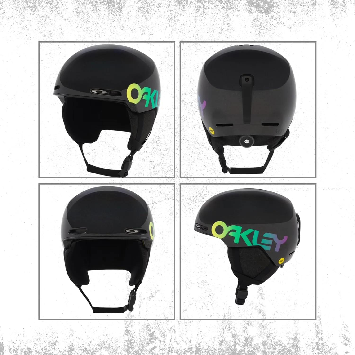 Oakley MOD1 MIPS Ski Snowboarding Helmet for Men for Women   Bundle with Designer iWear Collapsible Water Bottle with Carabiner