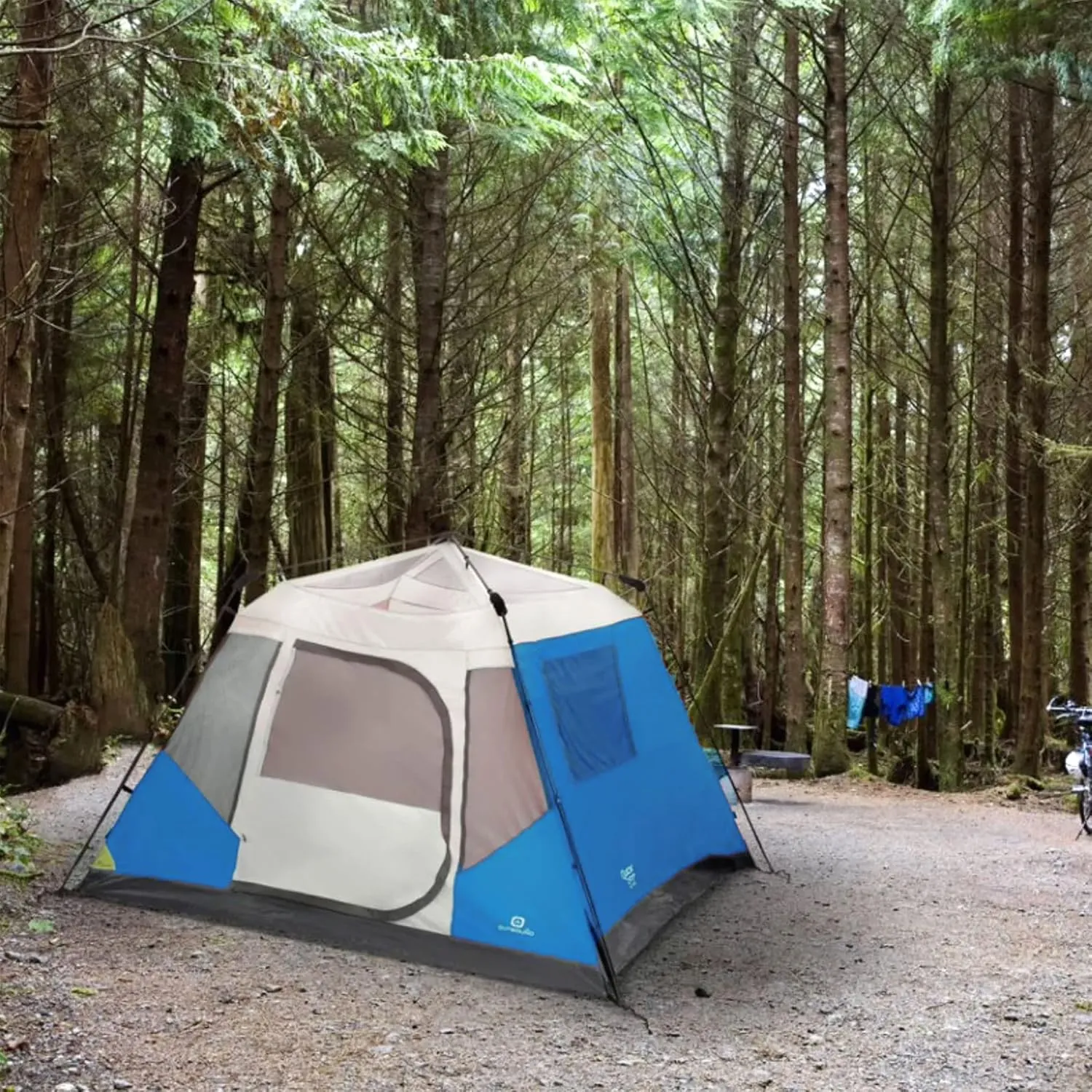 Outbound Instant Pop up Tent for Camping with Carry Bag and Rainfly | Water Resistant | 3 Season | Dome & Cabin Tents, 5, 6, 8, and 10-Person
