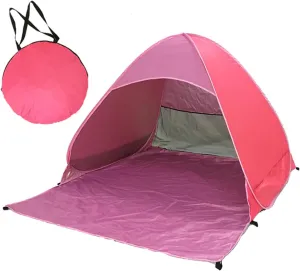 Outdoor Automatic Quick Open Camping Tent Outdoor Quick Setup Tent with Carring Bag Enduring 2-3 Persons Beach Tent