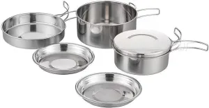 Outdoor Camping pots and Pans Portable Set Camping cookware Picnic Equipment Supplies Large Full Set Picnic self-Driving Tour