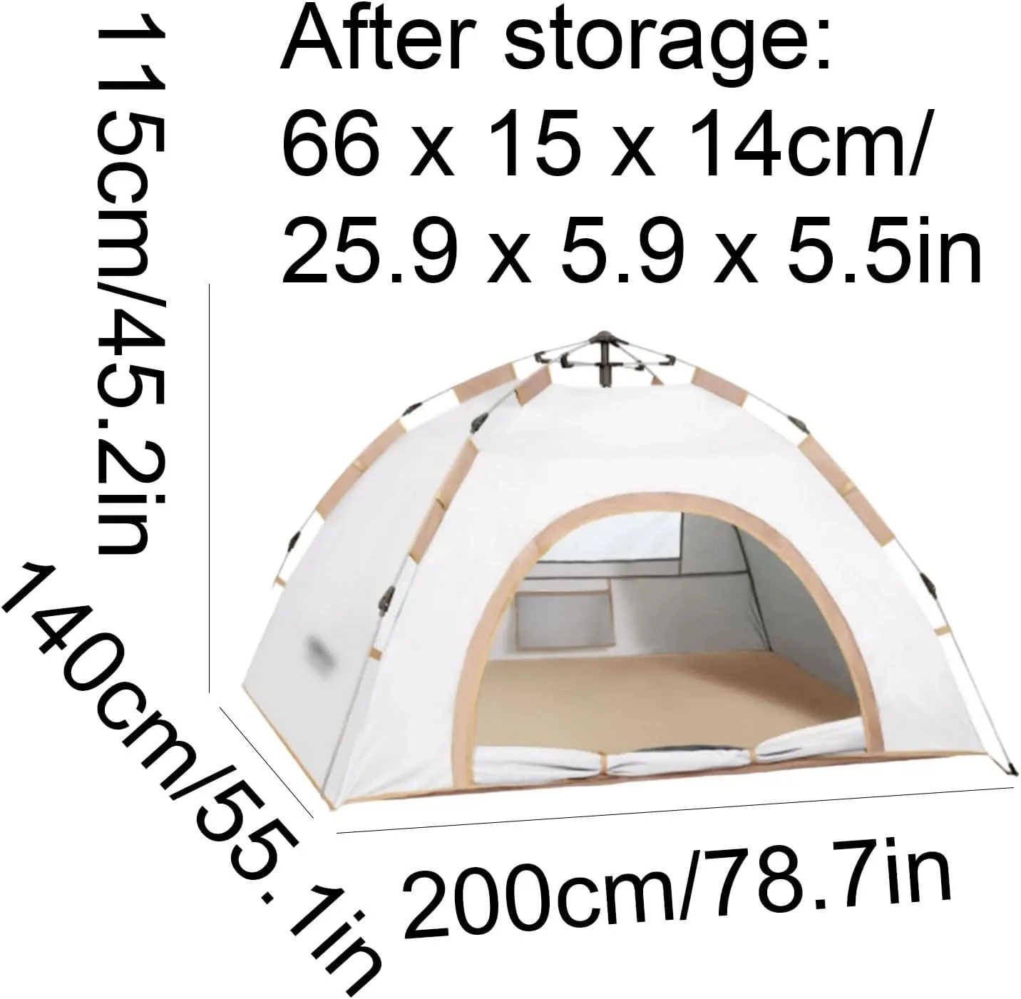 Outdoor Camping Tent Portable Tent 1-2 Person Camping Tent Easy to Install Tent Multi-Purpose Outdoor Tent