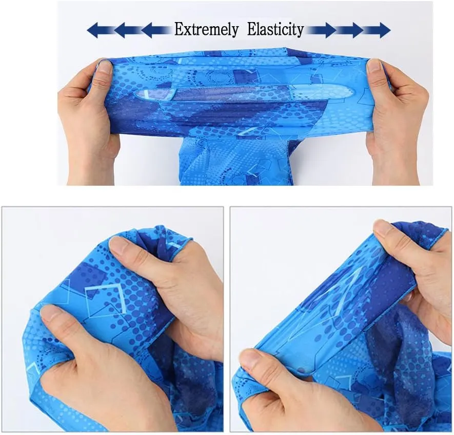 Outdoor Cooling Balaclava Full Face Mask Neck Gaiter Bandana Motorcycle, Hiking, Fishing
