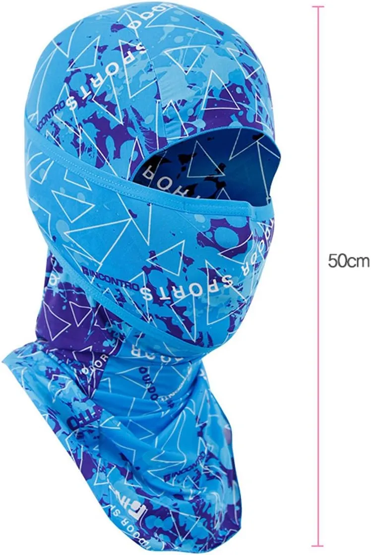 Outdoor Cooling Balaclava Full Face Mask Neck Gaiter Bandana Motorcycle, Hiking, Fishing