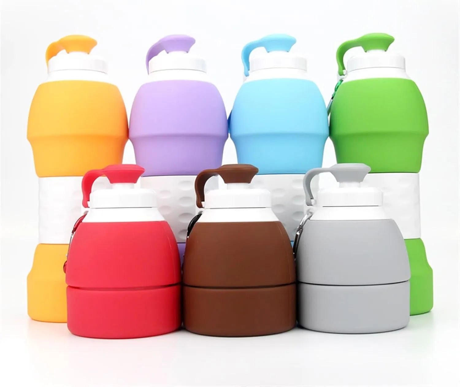 Outdoor Kettle Collapsible Water Bottle Folding Water Cup Retractable Water Bottle For Travel Gym Camping Hiking Sports Gym