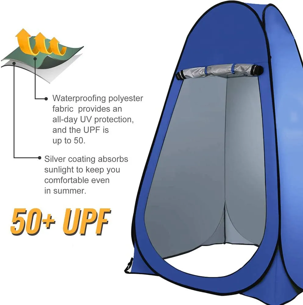 Outdoor Pop Up Shower Tent, Portable Camping Toilet Tent