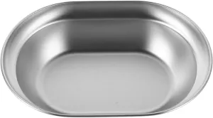 Outdoor Soup Bowl Stainless Steel Camping Cookware Deep Pasta Plate for Outdoor Dining for Camping Cooking Utensils Picnic Food Serving Plates