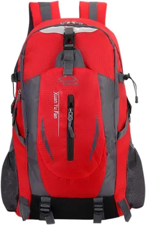 Outdoor Trekking Backpack Nylon Waterproof Hiking Travel 40L Large Capacity Knapsack Lightweight