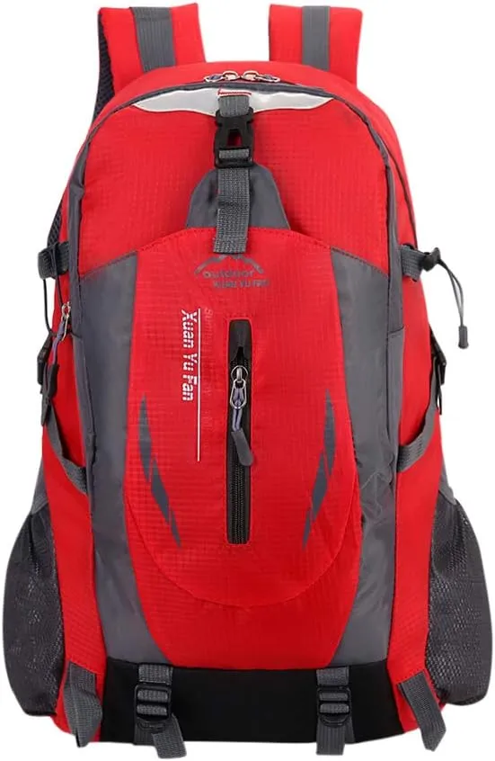 Outdoor Trekking Backpack Nylon Waterproof Hiking Travel 40L Large Capacity Knapsack Lightweight
