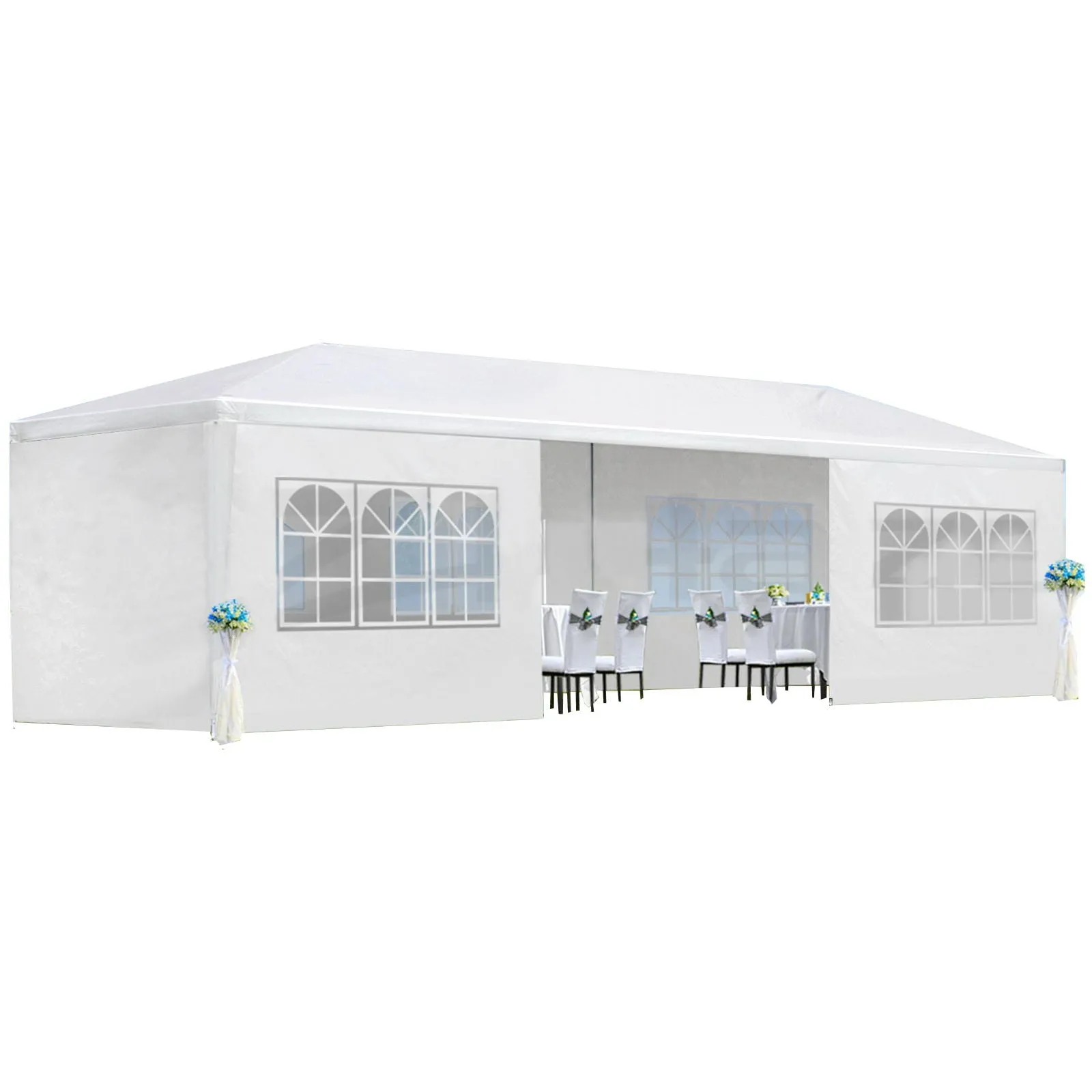Outdoor Wedding Sidewalls Must-have item Canopy Removable Gazebo Tent Party 10X30' With Early-bird special