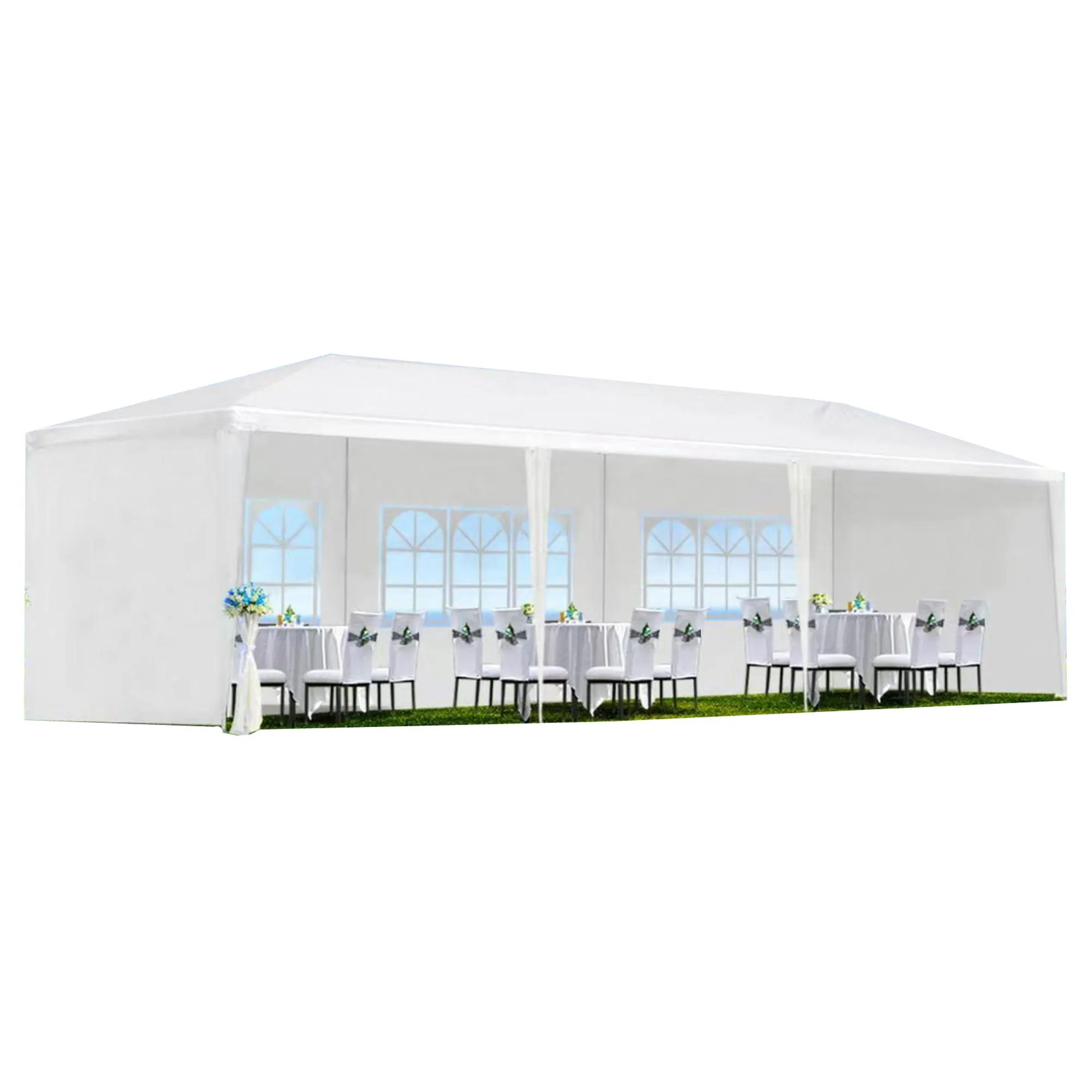 Outdoor Wedding Sidewalls Must-have item Canopy Removable Gazebo Tent Party 10X30' With Early-bird special