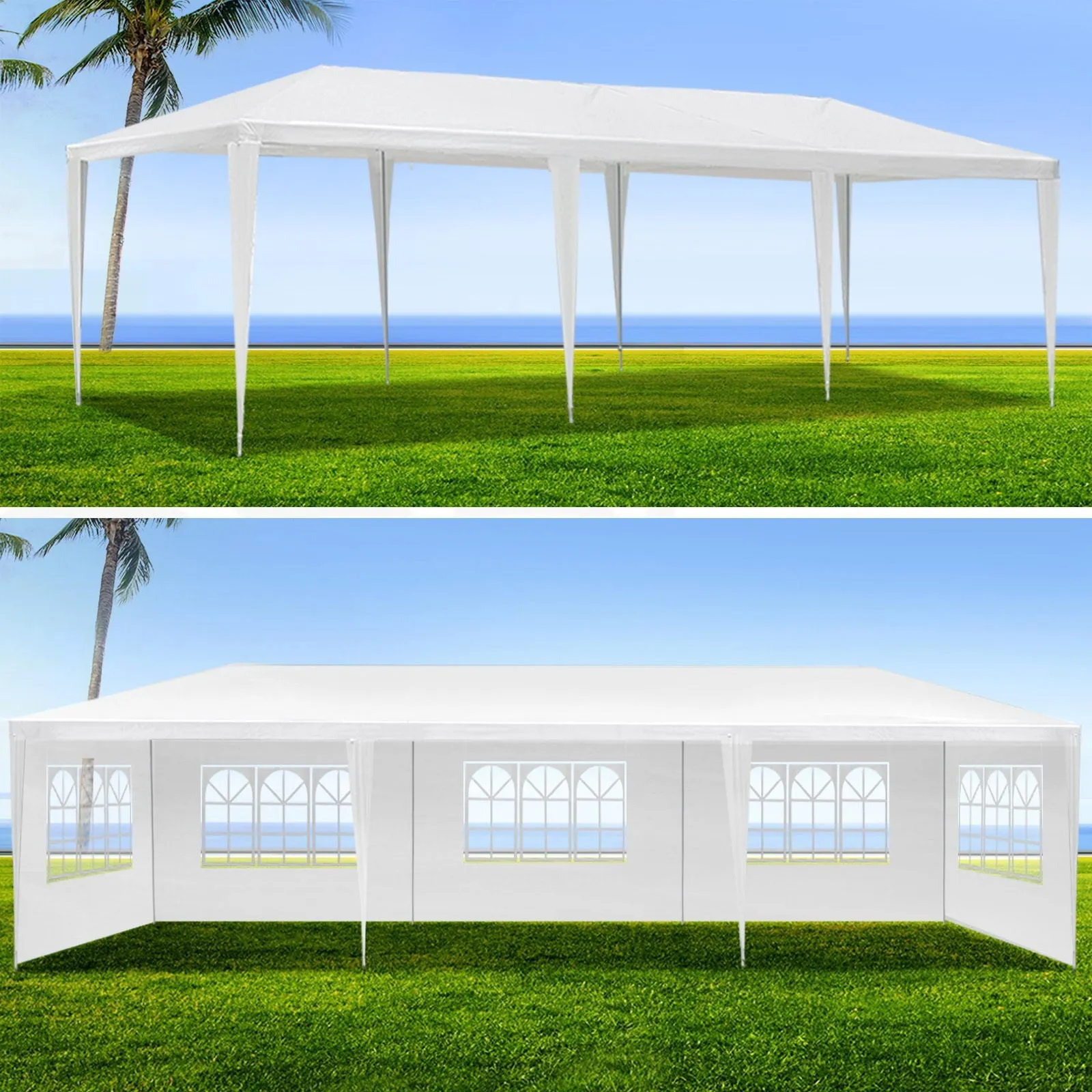 Outdoor Wedding Sidewalls Must-have item Canopy Removable Gazebo Tent Party 10X30' With Early-bird special