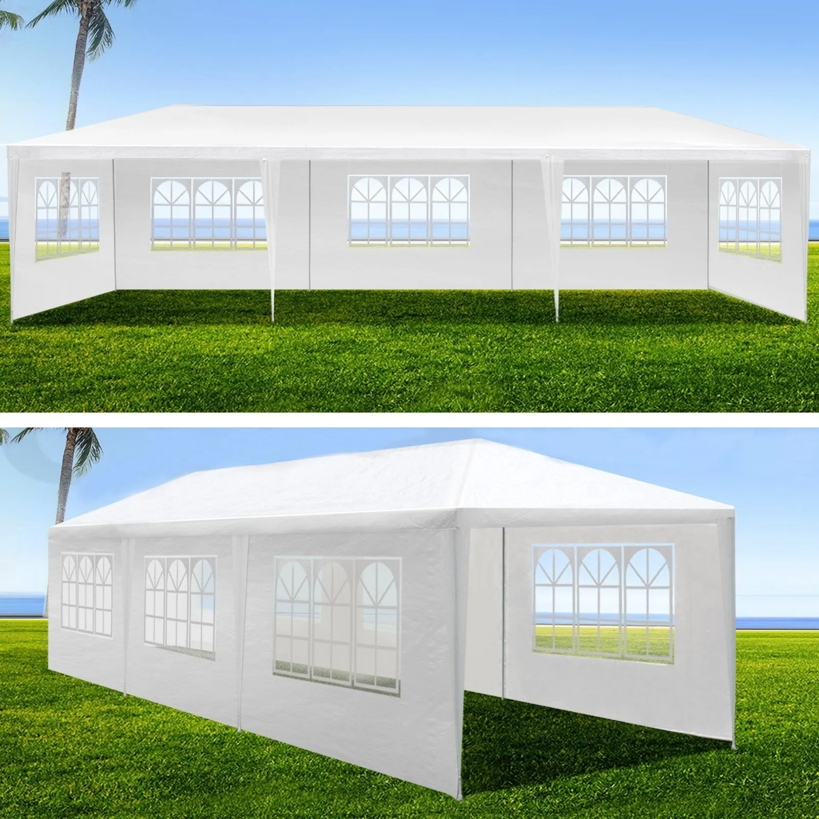 Outdoor Wedding Sidewalls Must-have item Canopy Removable Gazebo Tent Party 10X30' With Early-bird special