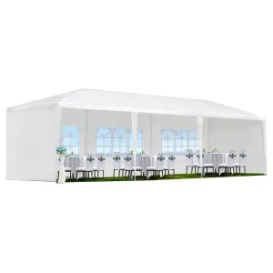 Outdoor Wedding Sidewalls Must-have item Canopy Removable Gazebo Tent Party 10X30' With Early-bird special