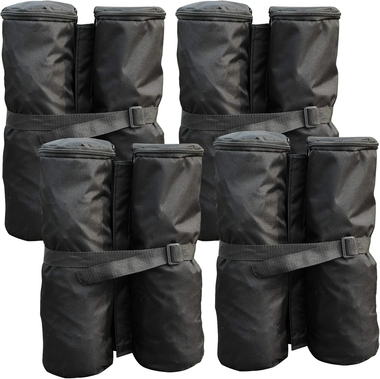 Outsunny 33lbs Canopy Weights Bags for Stability, Sandbag Anchor for Gazebo, Pop Up Tent Canopy, Canopies, Set of 4 - Black