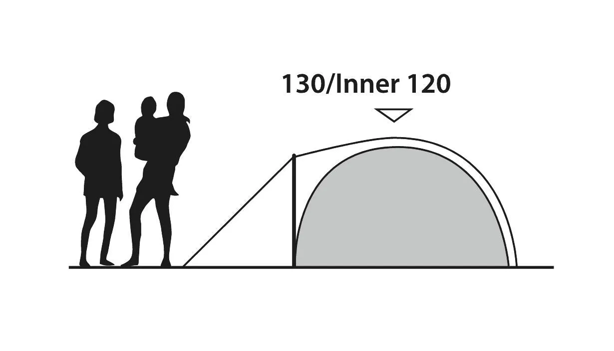 Outwell Cloud 3 Dome Tent 3 Berth