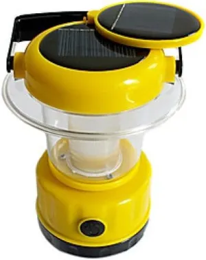 PerfectPitch Solar Powered White Bright 9 LEDs Emergency and Camping Lantern