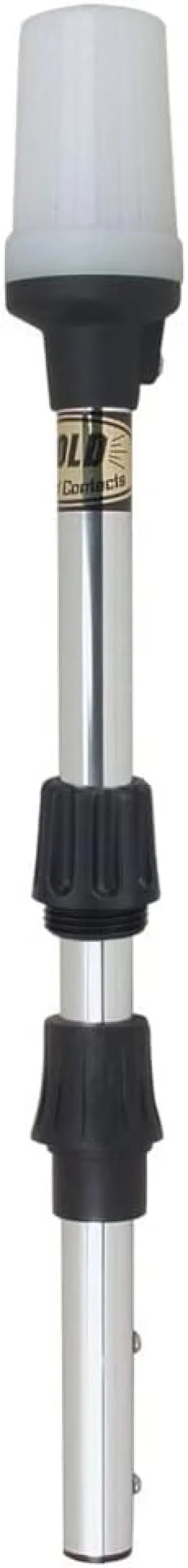 Perko 1400DP4CHR Alpha-Series Universal White All-Around Navigation Pole Light - 36" Height