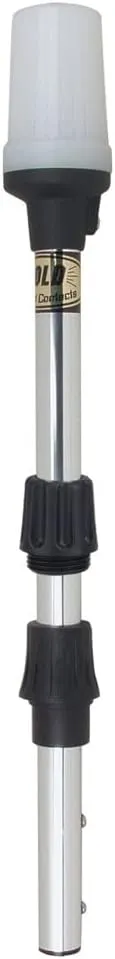 Perko 1400DP4CHR Alpha-Series Universal White All-Around Navigation Pole Light - 36" Height