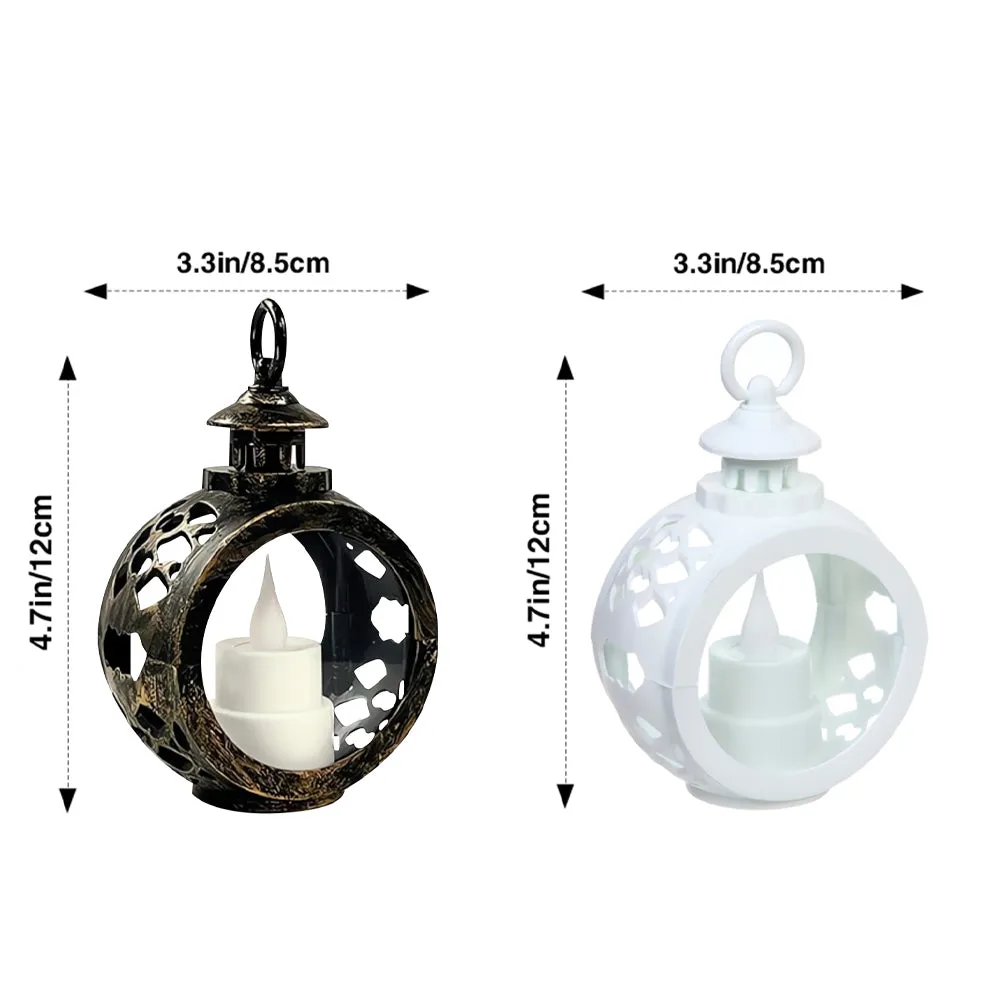 Pet Custom Stainglass - Personalized Dog Round Lantern With Light