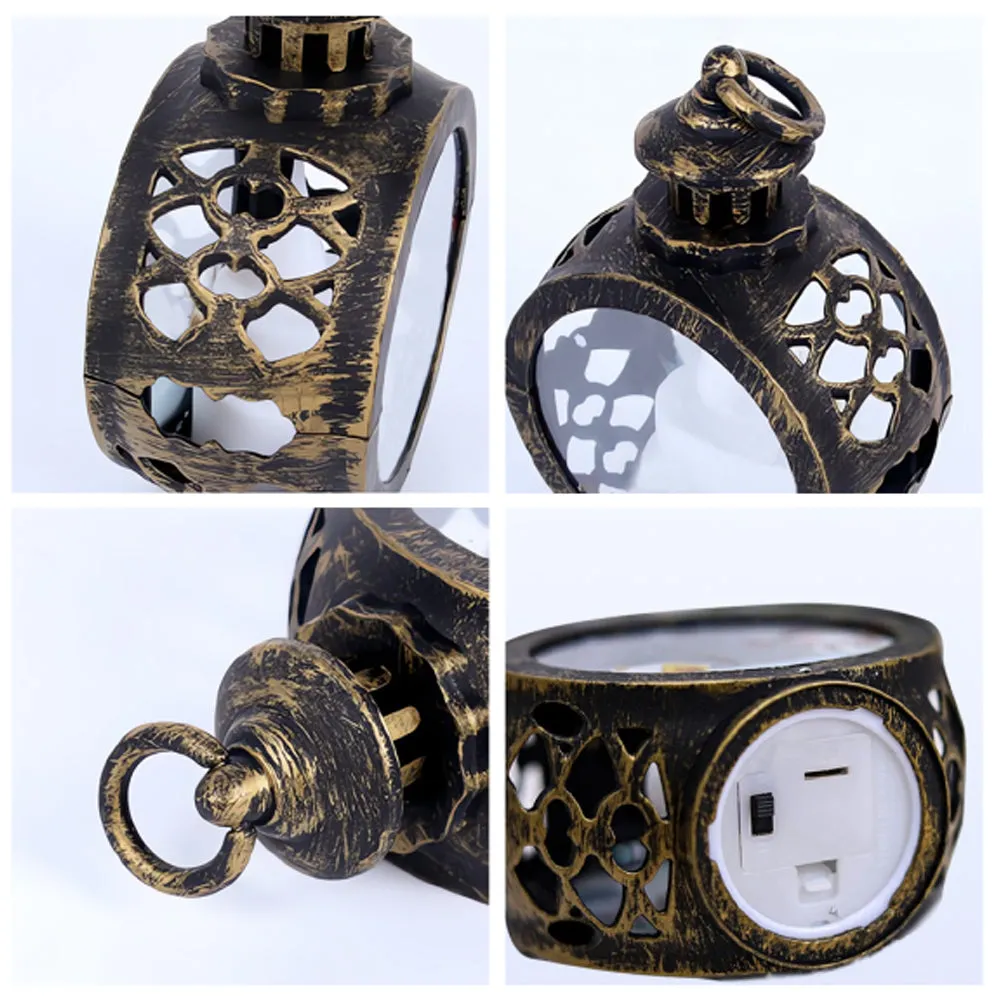 Pet Custom Stainglass - Personalized Dog Round Lantern With Light