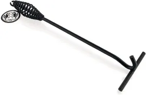 Petromax Universal Steel Lid Lifter for Dutch Ovens, Outdoor Camp Cooking Utensil for Handling Hot Campfire Cookware Lids, 13.8" Long