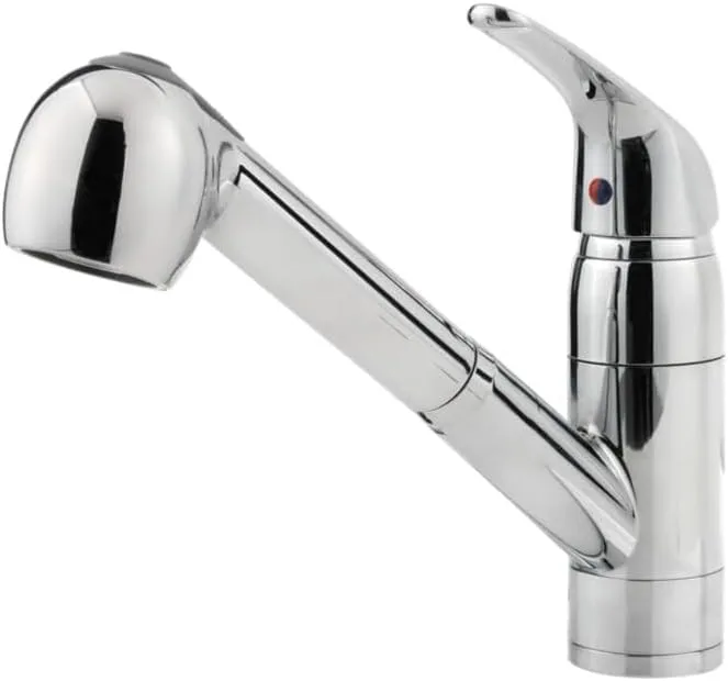 Pfister G13310CC Pfirst Series 1-Handle Pull-Out Kitchen Faucet in Polished Chrome, Water-Efficient Model