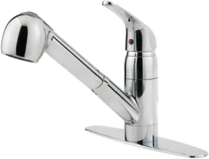 Pfister G13310CC Pfirst Series 1-Handle Pull-Out Kitchen Faucet in Polished Chrome, Water-Efficient Model