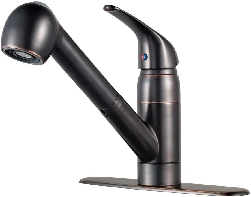 Pfister G13310YY Pfirst Series 1-Handle Pull-Out Kitchen Faucet in Tuscan Bronze, Water-Efficient Model