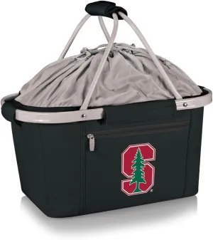 PICNIC TIME NCAA Stanford Cardinal Metro Shopping Basket - Insulated Picnic Basket - Collapsible Market Basket - Utility Tote Cooler Bag