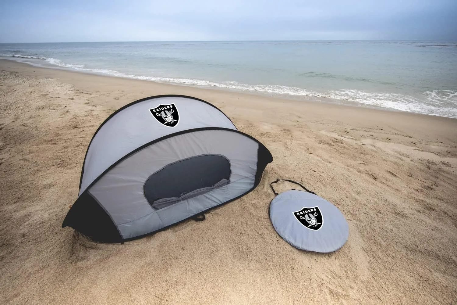 PICNIC TIME NFL Manta Portable Beach Tent - Pop Up Tent - Beach Sun Shelter Pop Up