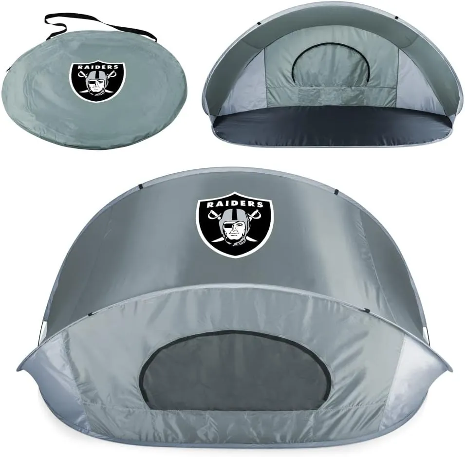 PICNIC TIME NFL Manta Portable Beach Tent - Pop Up Tent - Beach Sun Shelter Pop Up