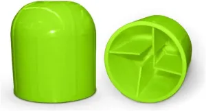 Plastic Tent Stake Cap | Protective Cover to Safely Cover Obtrusive Tent Stakes | Green | Pack of 50