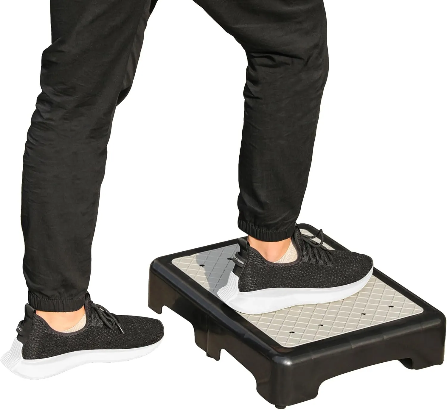 Platform Step Stool for Adults,Non-Slip Safety Step Indoor and Outdoor Stool for Office, Garage, Library, Closet, Bathroom and Porch,Collapsible