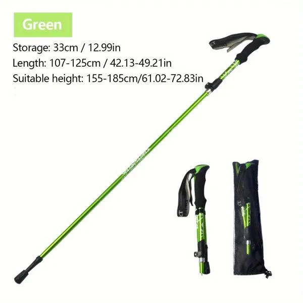 Poles in Green Modern Trekking Expedited delivery Collapsible Lightweight