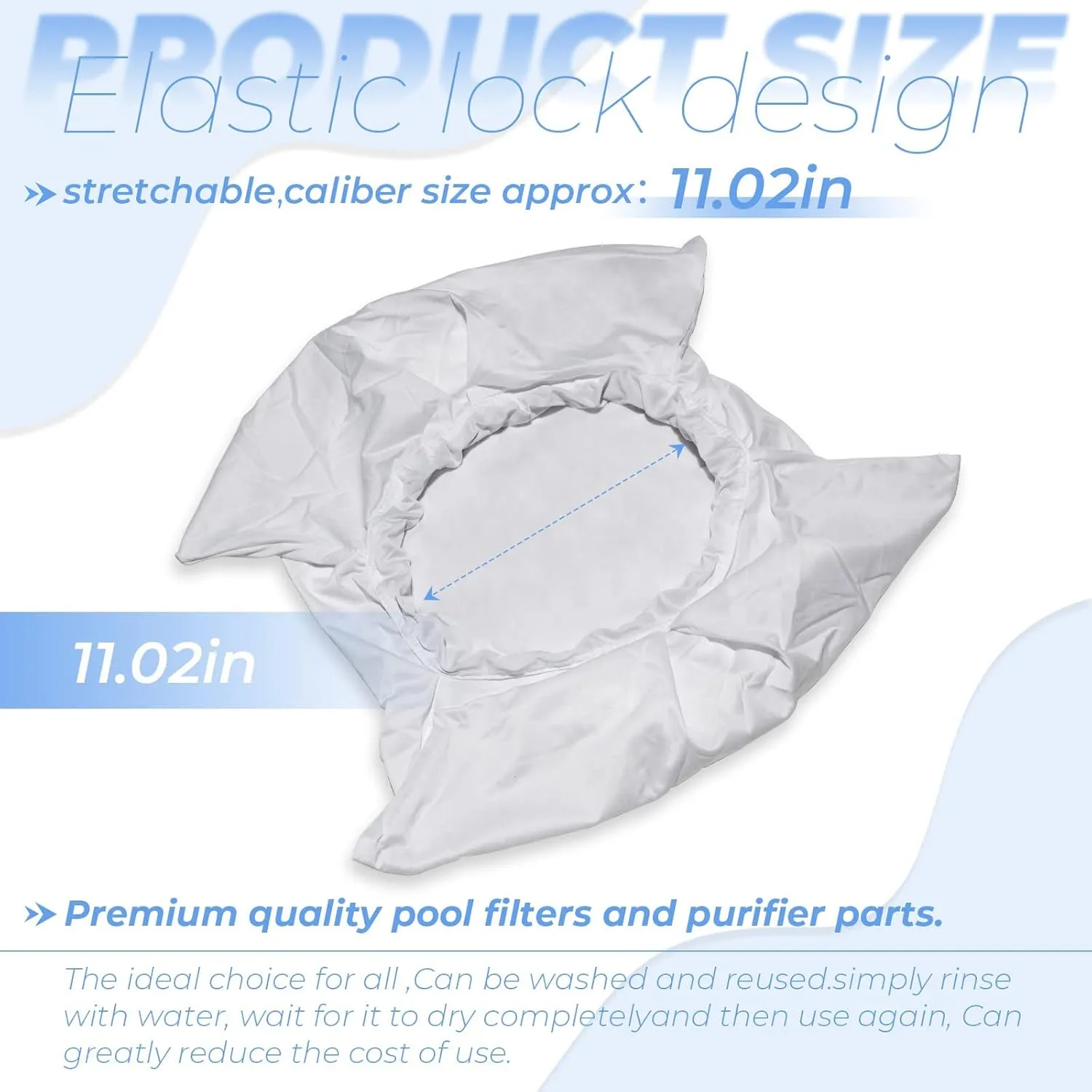 Pool Cleaners Filter Bag,99954307-R1 for Pool Cleaner Parts, DX3 DX4 M3, & Aquabot 70 Micron Replacement Bag