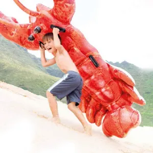 Pool Float Airbeds Oversized Lobster Mount Adult Floating Row Sofa Multi- Balloon Toys Children Inflatable Double Mount for Chilling in The Pool
