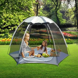 Pop-Up Screen House Tent Portable Canopy with Mosquito Net Outdoor Room Perfect for Patio Backyard Gazebo Picnic Mesh.