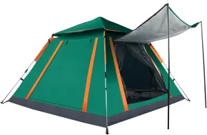 Pop Up Tent Automatic Setup Camping Tent Waterproof Instant Setup Tent with 4 Mosquito Net Windows Carrying Bag