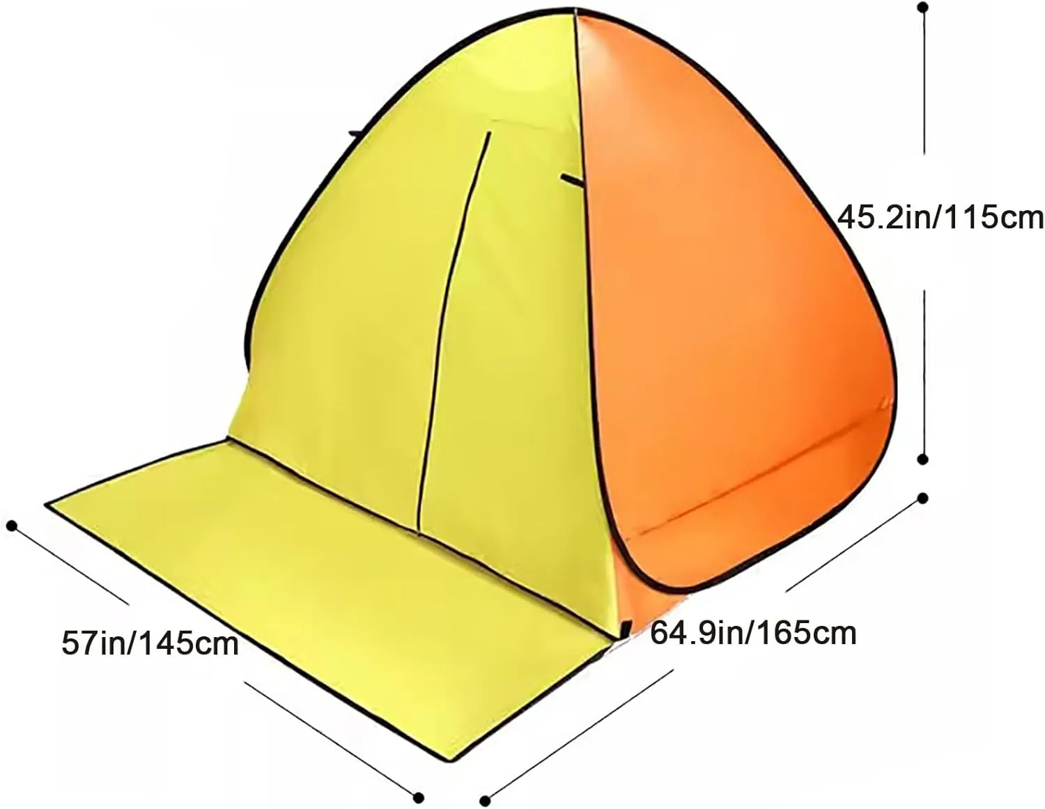 Pop Up Tent, Tents for Camping, Portable Outdoors Quick Cabana, for 1-2 Person, Lightweight & Easy Setup, for Camping/Outdoor
