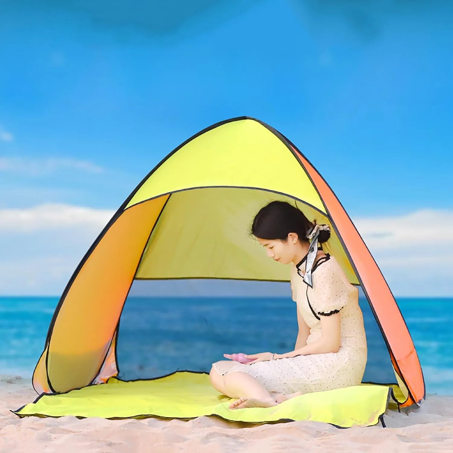Pop Up Tent, Tents for Camping, Portable Outdoors Quick Cabana, for 1-2 Person, Lightweight & Easy Setup, for Camping/Outdoor