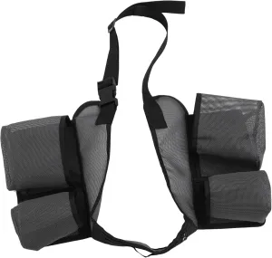 POPETPOP Men's Tool Belt Bag Waist Pouch 8 Pockets Construction Tool Belt Outdoor Storage Pouch for Hiking and Camping