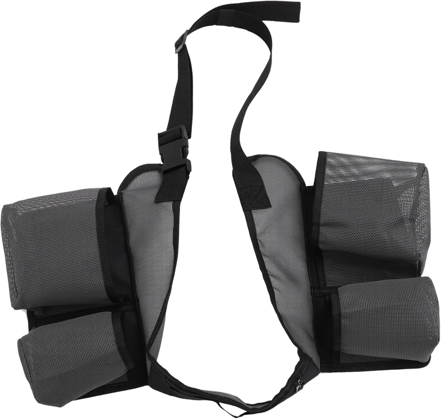 POPETPOP Men's Tool Belt Bag Waist Pouch 8 Pockets Construction Tool Belt Outdoor Storage Pouch for Hiking and Camping