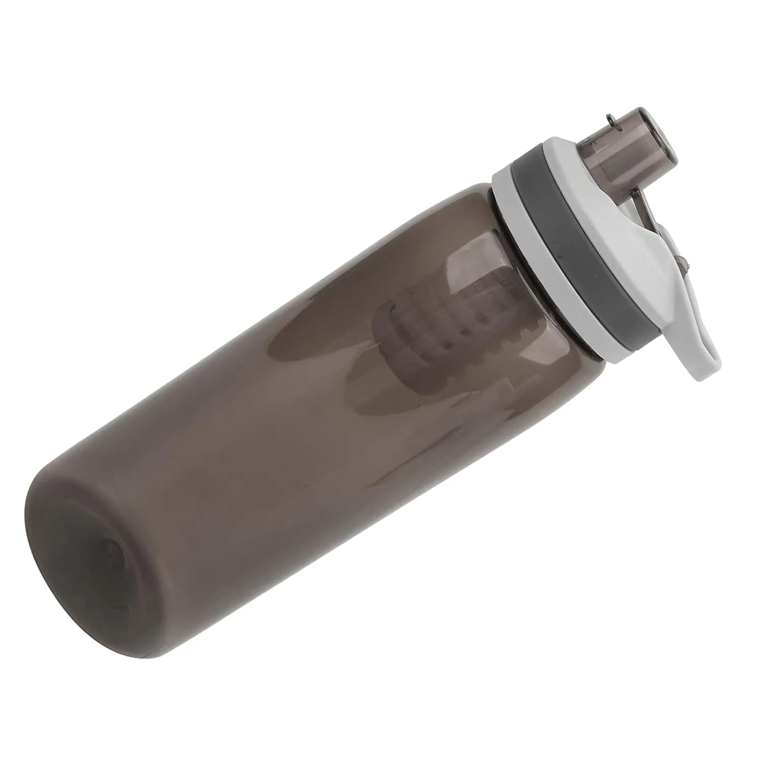 Portable Filtered Water Bottle Outdoor Water Purifier Emergency Camping Hiking (Black)