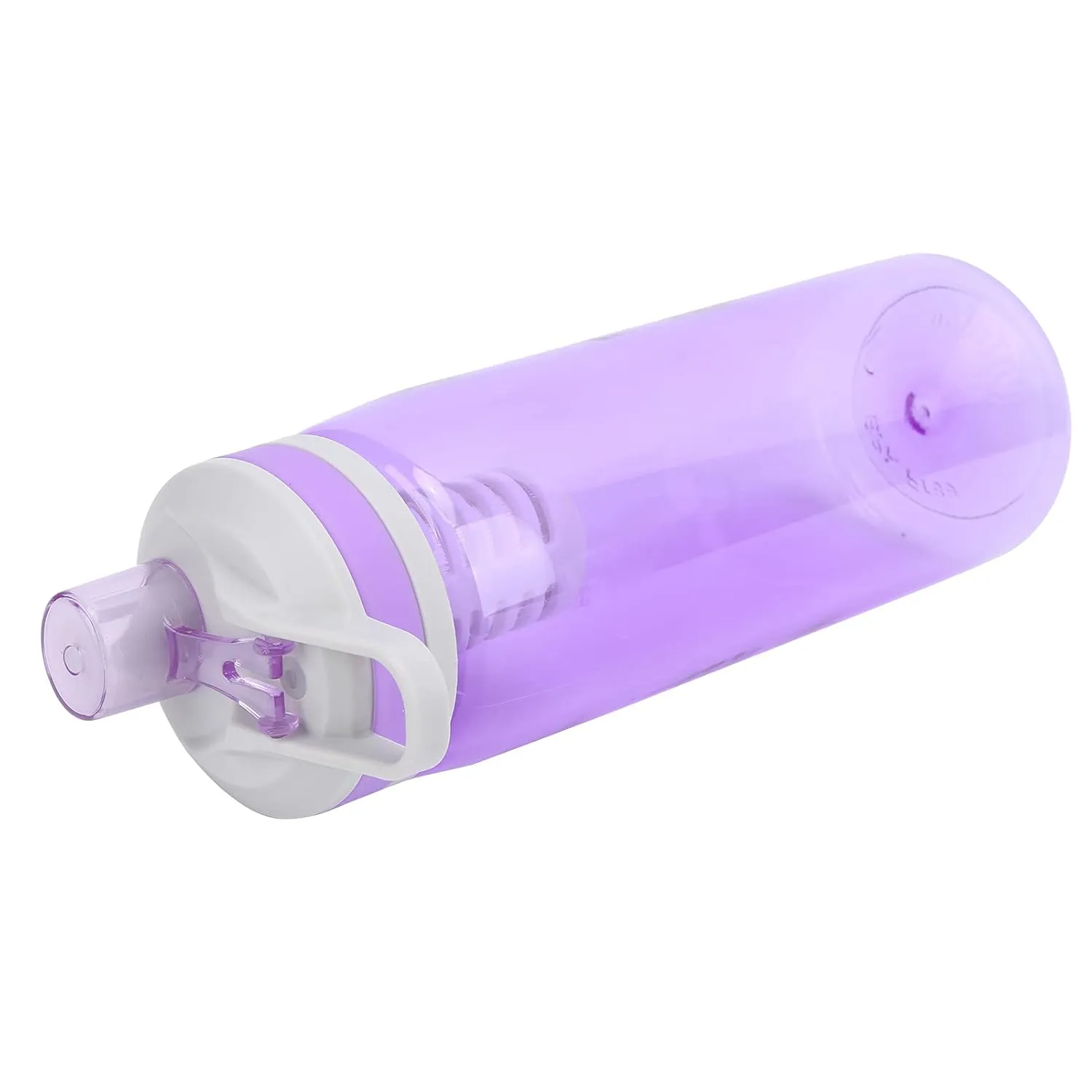 Portable Filtered Water Bottle Outdoor Water Purifier Emergency Camping Hiking (Purple)