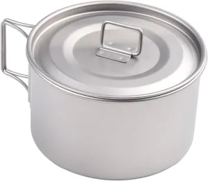 Portable Folding Handle Bowl for Outdoor Dining, 450ml and 600ml Options for Camping and Backpacking (600ml bowl with lid)
